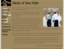 Tablet Screenshot of aikidoofnewpaltz.org